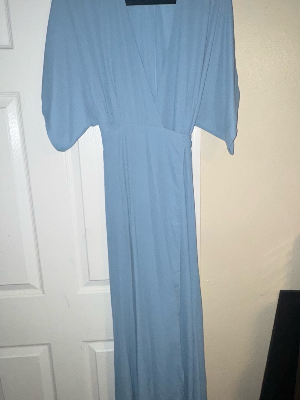 GB girls Sky Blue V-Neck Maxi Dress